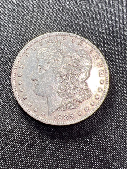 1885 O Morgan Silver Dollar