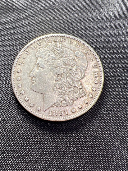 1891 S Morgan Silver Dollar