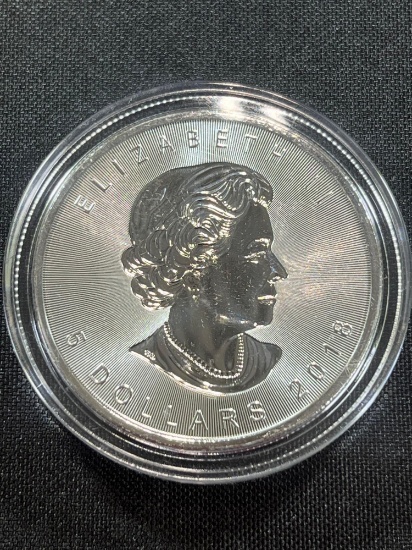2018 Canadian Silver Maple Leaf Coin