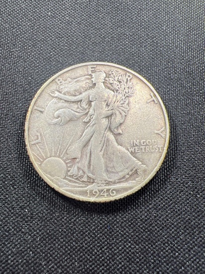 1946 S Walking Liberty Half Dollar Coin