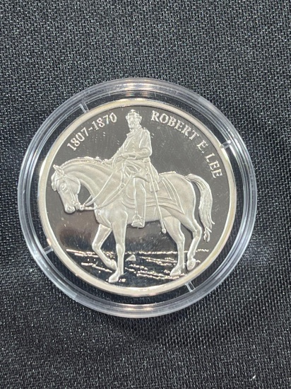 Robert E. Lee Silver Proof Coin