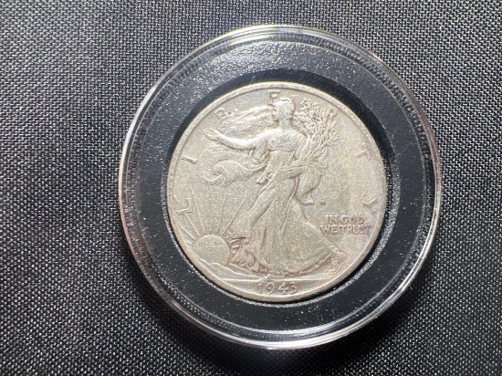 1943 S Walking Liberty Half Dollar
