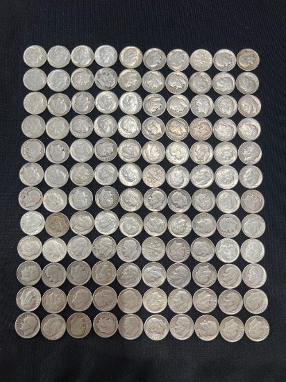 (120) Silver Roosevelt Dimes