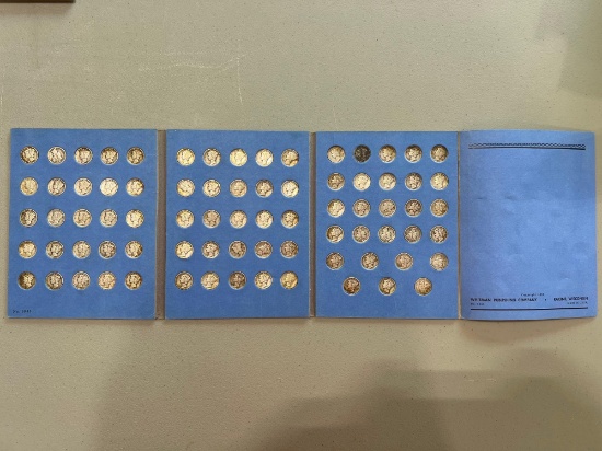 Mercury Head Dime Collection Book, Full