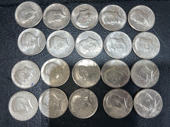 (20) 1971 Kennedy Half Dollars