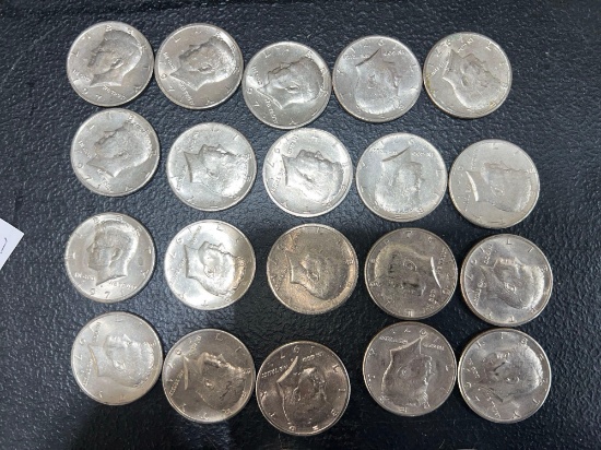 (20) 1971 Kennedy Half Dollars