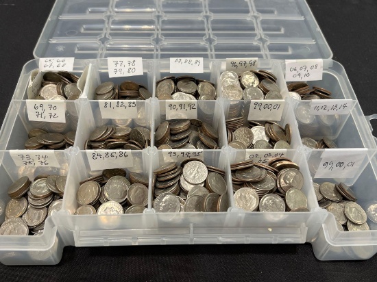 Large Lot of Various Dimes