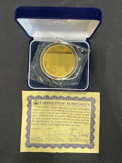 2021 25 Dollar Gold Buffalo Coin