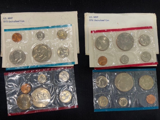 1976-76 U.S. Mint Uncirculated Coin Sets