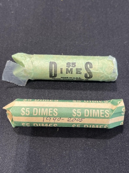 (2) Dime Rolls