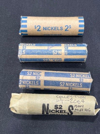(4) Nickel Rolls