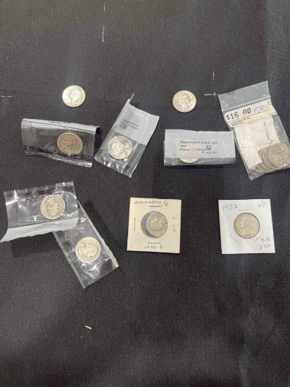 Various Silver Quarters