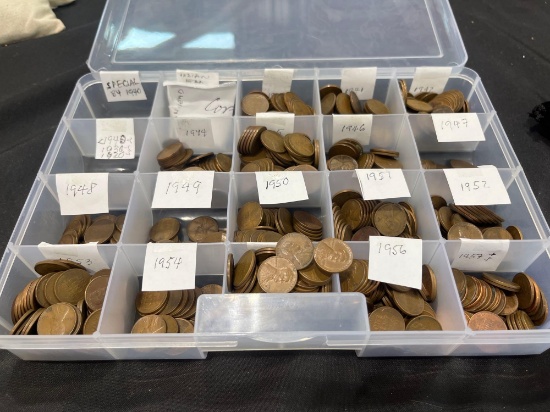 Large Lot of Assorted Pennies