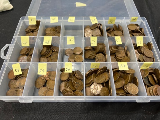 Large Lot of Assorted Pennies