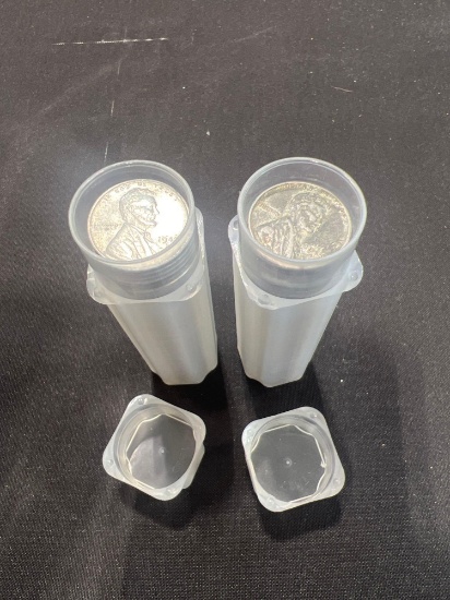 (2) Tubes of Steel Pennies