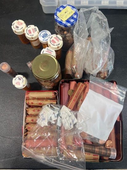 Large Lot of Assorted Pennies
