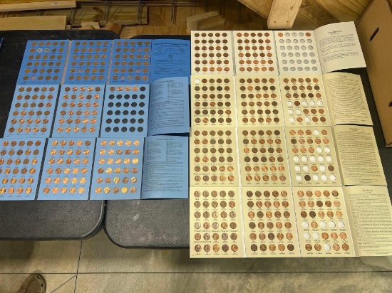 (7) Lincoln Cents Collection Books, Not Complete
