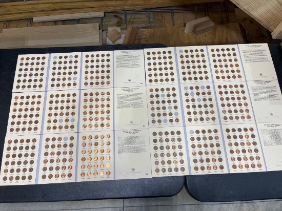 (6) Lincoln Head Penny Sets, Not Complete