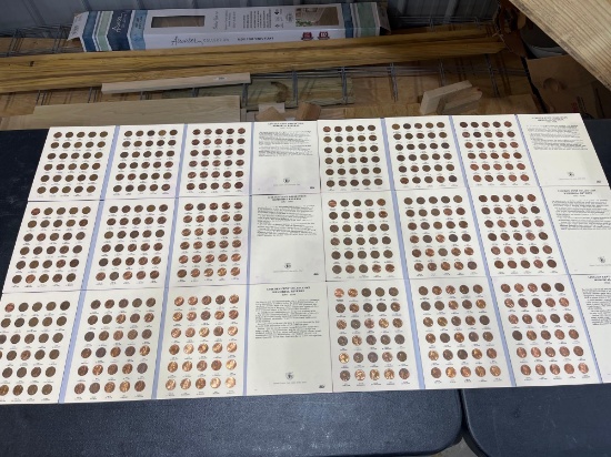 (6) Lincoln Head Penny Sets, Not Complete