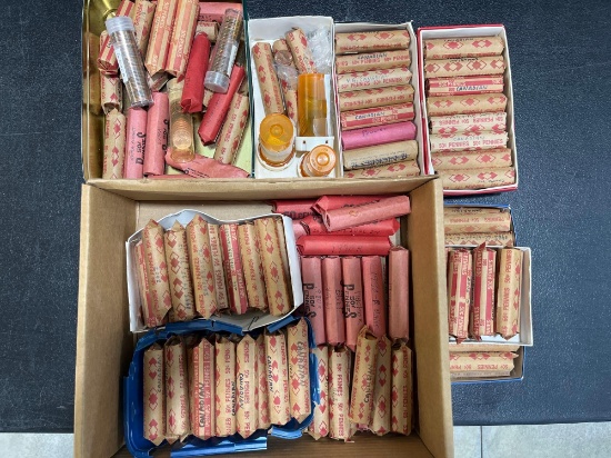 Large Lot of Various Canadian Pennies