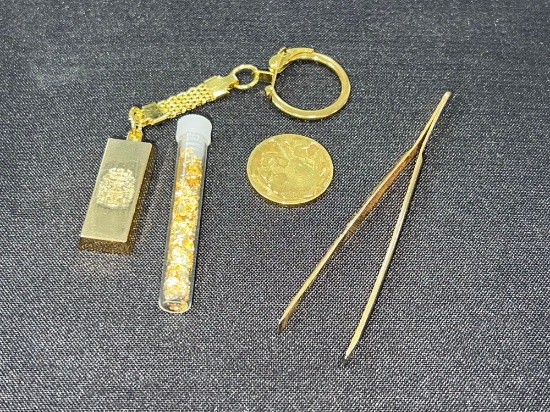 Gold Leaf and Gold Luster Items