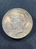 1924 Silver Peace Dollar Coin