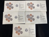 (5) 1992 U.S. Mint Uncirculated Coin Sets