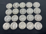 (20) Silver Washington Quarters, Bid x 20