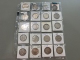 (20) Various Dates Silver Franklin Half Dollars