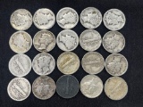 (20) Mercury Dimes