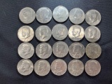 (20) 1978 and 1976 Kennedy Half Dollars