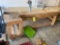 (3) work benches on wheels