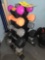 (5) Sets of dumbells with stand