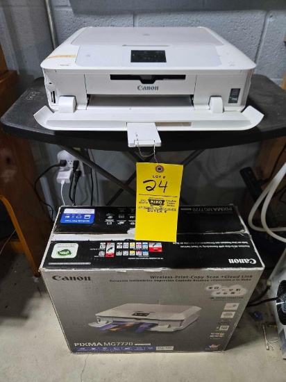 Canon MG7700 printer w/table