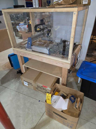 Genmitsu PROVerXL 4030 V2 CNC machine with accessories and enclosure