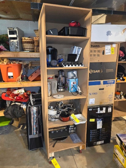 Large shelf on casters