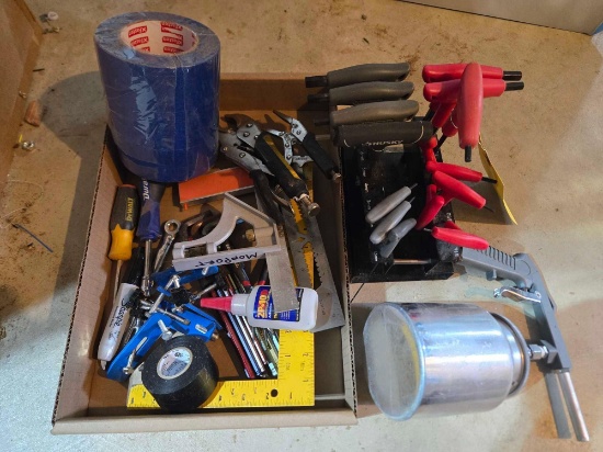 Hand tools, allen keys, sprayer
