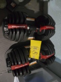 (2) Bowflex adjustable dumbells 5-52.5lbs