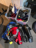 Boxing gloves, Shin guards, sparing pads, speed bags
