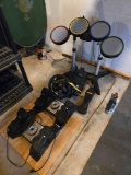 Playstation drums, Steering wheelnand pedals