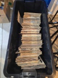 Tote full of records