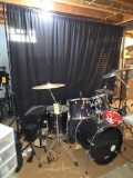 Yamaha Stage Custom Advantage drum set with extras