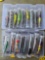 Various Walleye baits, bandits, berkley flickers, rapalas, and others
