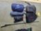 Sleeping bags, camping pillow. walking stick, backpacks