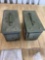 (2) Ammo Metal Cans