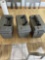 (3) Plastic Ammo Cans