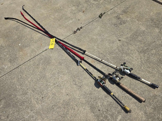 (3) Bait casting rod and reels