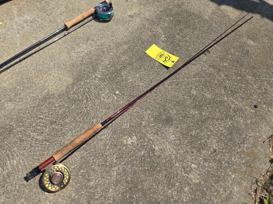 L.L. Bean Quest II 9ft 6wt 2pc fly rod with L.L. Bean double L reel