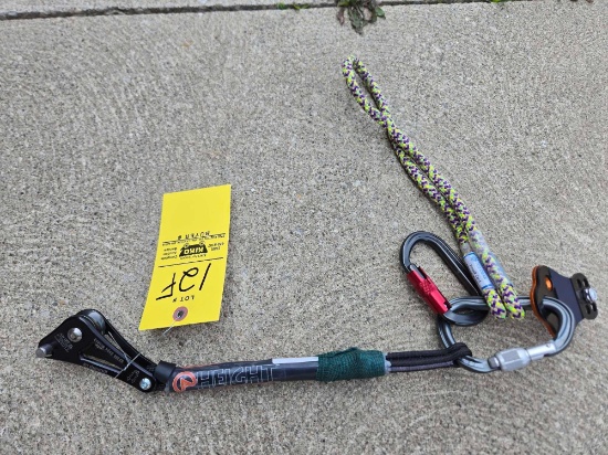 ISC ropenwrench, rope, carabiners