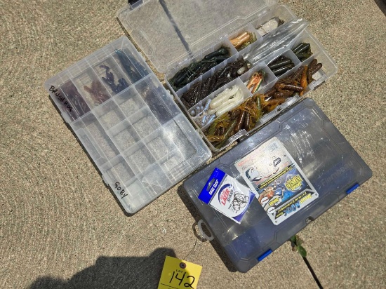 Tubes, hooks, soft plastics